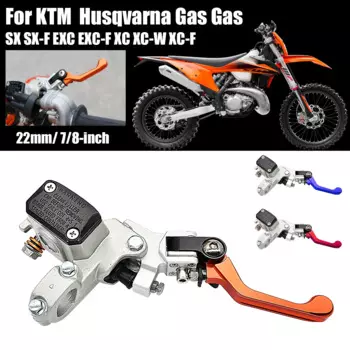22 мм 7/8 ''серый правый главный тормозной цилиндр, насос сцепления, тормозной рычаг мотоцикла для KTM EXC EXCF SX SXF SX-W XC-W XC-F 150 200