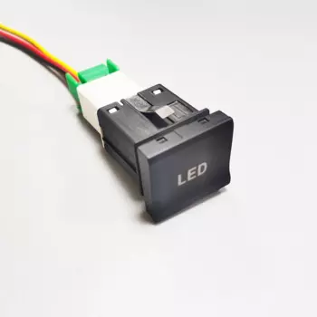 23 мм * 25 мм автомобильный красный светодиодный светильник, кнопка включения и выключения с проводом для VW Polo 6C 2014 2015 2016, аксессуары