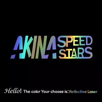 23X6 см забавная наклейка для автомобиля AKINA SPEED STARS JDM Initial D Lowered Racing Decal водостойкая наклейка для ноутбука, грузовика, мотоцикла, украшение