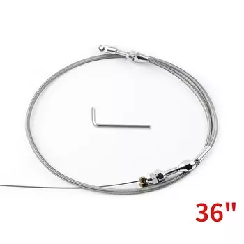 24/36 дюймовый трос газа дроссельной заслонки комплект из нержавеющей стали Плетеный для 97-07 Chevrolet/Chevy LS1 двигатель 4.8L 5.3L 5.7L 6.0L