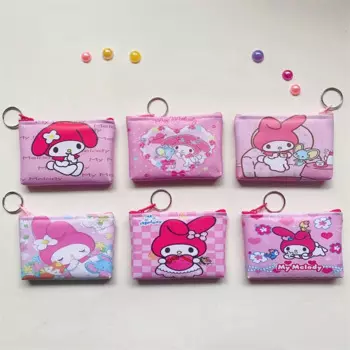 24 шт/лот Sanrio Kawaii мелодия карандаш чехол милый карандаш коробки монеты канцелярские принадлежности ручка сумка школьные принадлежности