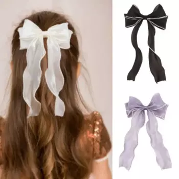 24 шт./партия, женские заколки для волос, из органзы