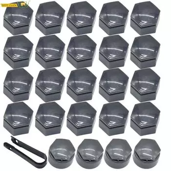 24 шт. серая центральная гайка колеса, болт, винтовая крышка, пыленепроницаемая крышка с инструментом 22 мм для Opel Vauxhall Holden Insignia 2010-17