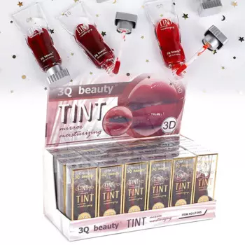 24 шт., зеркальный блеск для губ с матовой бархатной глиной