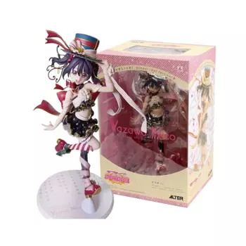 24 см Love Live! Школьный идол, фестиваль Ядзава Нико, фигурка стоя в шляпе, модель игрушки, подарок, коллекция декоративных украшений из ПВХ