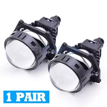 24 в Светодиодные bi led (би лед) линзы в фары 3 дюйма для Hella G5 3R модули проектор H1 H4 H7 9005 9006 H11 фары для грузовиков трейлер танкер обновления аксессуары