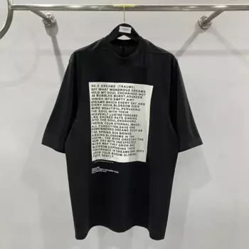 24FW летние футболки в стиле оверсайз с изображением Рика, уличная одежда в стиле Харадзюку, женская одежда, повседневная спортивная футболка в стиле High Street с коротким рукавом