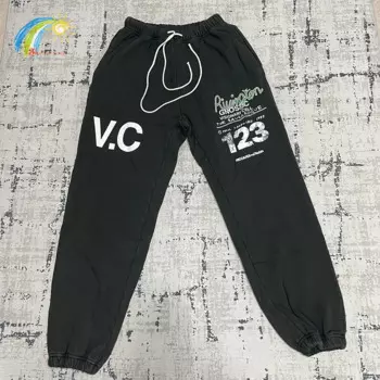 24FW лучшее качество Jogger Drawstring RRR123 спортивные штаны для мужчин и женщин уличная одежда больших размеров повседневные брюки с графическим принтом внутри бирки
