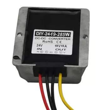 24V36V (21 V-40 V) до 19V 15A 285W DC понижающий преобразователь питания для автомобильного ноутбука понижающий модуль регулятор напряжения водонепроницаемый