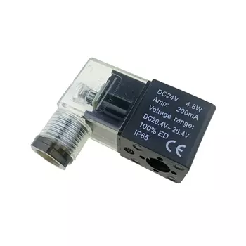 24V DC напряжение 4V210 3V210 пневматический Соленоидный клапан в катушке
