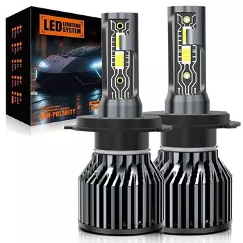 25000LM H7 Светодиодные фары Canbus H4 H1 H8 H9 H11 9005 HB3 9006 HB4 9012 HIR2 Светодиодные фары CSP 3570 Противотуманные фары 6500K 12V