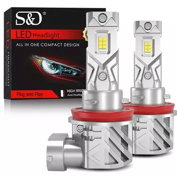 25000LM H8 H9 H11 Светодиодная фара Canbus 9005 HB3 9006 HB4 H16 JP CSP Светодиодная лампа накаливания 120 Вт Турбо Авто лампа 6000K 12 В