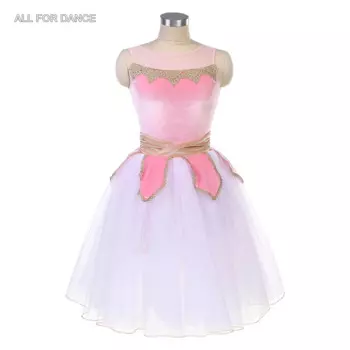 25012 розовый бархатный топ лиф с белой мягкой тюлевой юбкой-пачкой романтичная длинная балетная пачка для взрослых девочек балетные танцевальные костюмы