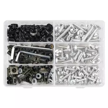 253 шт. комплект болтов обтекателя, крепежные зажимы, винт для Honda CBR125R 250R 300R 500R CBR600F F2 F3 F4i CBR600RR CBR900RR 929RR 1000RR