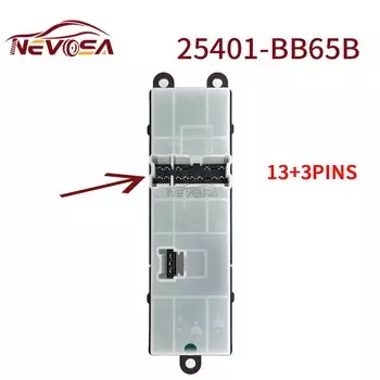 25401-BB65B для Nissan Qashqai J10 Navara D40 Pathfinder R51 кнопка переключения стеклоподъемника автомобиля 25401-JD001 25401BB65B LHD