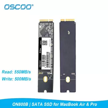 256 ГБ SATA SSD для 2012 MacBook Air Pro A165 A166 OSCOO Внутренний 3D TLC твердотельный накопитель 3 жесткий диск