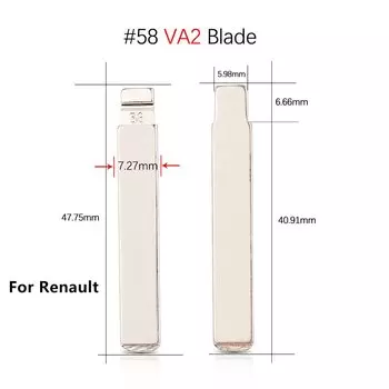 # 25 # 27 # 58 # 71 # 86 # 99 # 122 # 156 лезвие ключа автомобиля для Honda Peugeot Citroen Opel Chevrolet Renault Hyundai HU100 VA2 лезвие ключа KD
