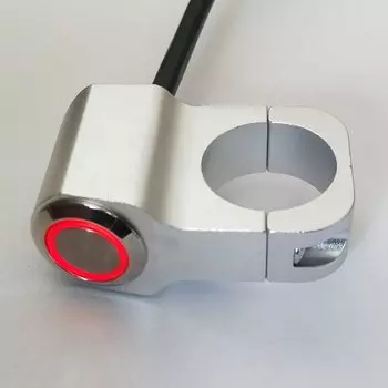 25 мм руль мотоцикла, переключатель фар, алюминиевый сплав, водонепроницаемый, вкл./выкл., противотуманный прожектор, переключатель для мотоцикла, квадроцикла