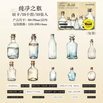 Набор наклеек Alideco для скрапбукинга 25 шт.