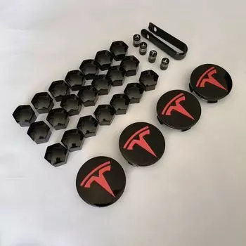 25 шт. 29 шт. 56 мм 57 мм для Tesla Model 3 ModelY, центральные колпаки колес автомобиля, диски, крышка ступицы, колпаки с логотипом, автоаксессуары