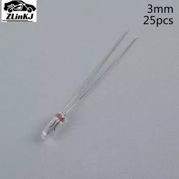 25 шт. мини-лампочки ZLinKJ 12В 5мм/4мм/3мм