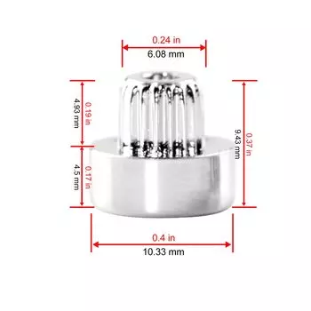 25 шт., 6 мм Автомобильные Колесные гайки для крышки болта