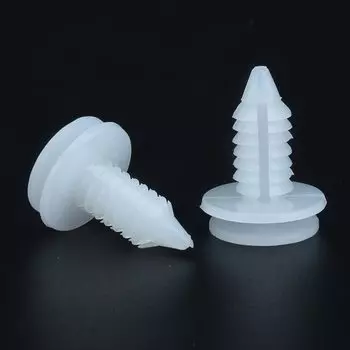 25 шт., автозастежка, белый фиксатор, бампер, крышка, заклепки, зажимы для обшивки двери автомобиля, зажим для панели 6503709 для Chrysler Dodge