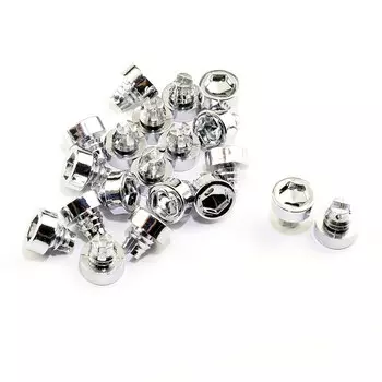 25 шт. колесные гайки для крышки обода, винт, болт, шины, шпильки, сменное украшение, хром, черное золото, АБС-пластик, автозапчасти