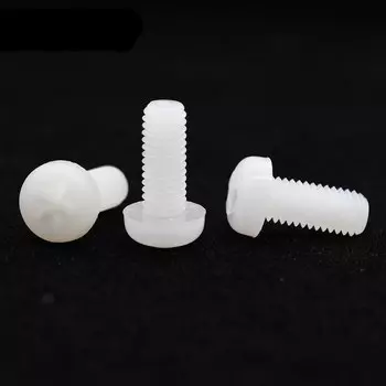 25 шт. M2 M2.5 M3 M4 черно-белая нейлоновая пластиковая изоляционная Крестовая Встраиваемая круглая сковорода Phillips диаметром 2 мм 3 мм 4 мм