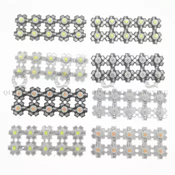 QINGYING 1W 3W LED CHIP фонарики, красный, зеленый, синий