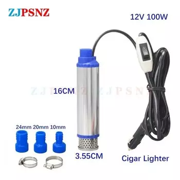 260 Вт Автомобильный электрический насос DC12V 24 В 180 Вт 100 Вт для автоматического перекачки дизельной воды Насос для перекачки сточных вод Погружной перекачки топлива