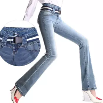 26-33! Весенние облегающие джинсы с высокой талией, 4 цвета