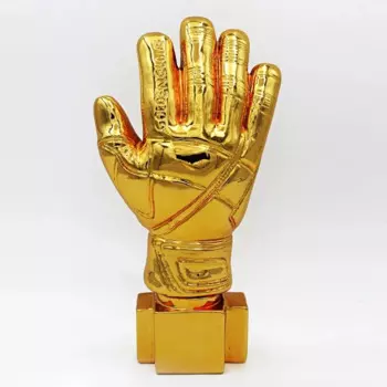 Золотые футбольные перчатки-трофей XINCHEN