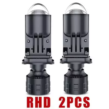 28000LM H4 Двойной светодиодный линзовый проектор Лампочка 6000K Двойная проекционная линза Автомобиль Мотоцикл Дальний свет