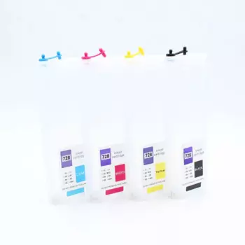 280 мл/шт. Для HP728 многоразовый картридж с чипом для HP 728 Designjet T730 T830 Plotters