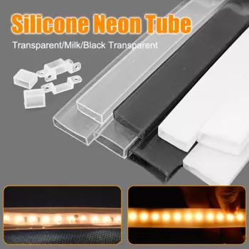 Водонепроницаемая силиконовая трубка для светодиодной ленты LMODA 8-12 мм