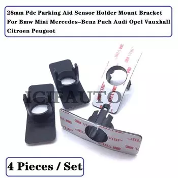 28 мм 4 x Pdc датчик системы парковки, держатель датчика, кронштейн для Bmw Mini Mercedes-Benz Puch Audi Opel Vauxhall Citroen Peugeot