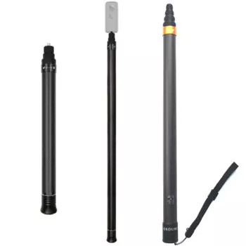 290cm 3m 150cm Carbon Fiber Invisible Extended Edition Selfie Stick For Insta360 X4 X3 ONE RS Accessories For GoPro Insta 360