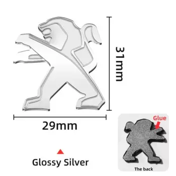 29 мм 32 мм ABS автомобильный руль, центральная наклейка, эмблема, значок для Peugeot 206 307 308 3008 207 208 407 508 2008 5008 107 4008 и т. д.