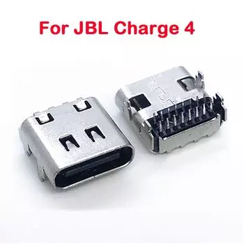 2-10 шт. 16-контактный разъем Micro USB Type-C для JBL Charge 4 USB C разъем для зарядки