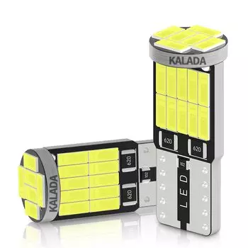 2/10 шт., Автомобильные светодиодные лампы W5W T10 Canbus 194 168