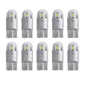 2/10 шт. T10 W5W 5w5 светодиодный ная лампа 3030 SMD t10 168 автомобильные аксессуары габасветильник лампа для чтения Авто 12 в янтарный красный белый двигатель