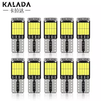 2/10 шт. W5W T10 светодиодные лампы Canbus 4014 SMD 168 194 светодио дный салон автомобиля купол чтение номерного знака свет боковая парковочная сигнальная лампа 12 В