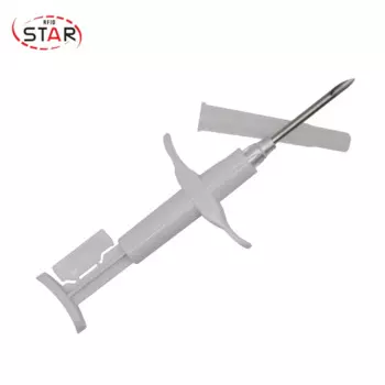 2*12 мм ПЭТ микрочип шприц с иглой набор x20 инжектор инъекции животных RFID