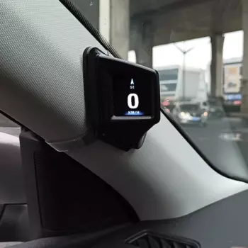 2,1 дюймовый ЖК-дисплей HUD гаджет Smart Vision бортовой компьютер 100% совместимый OBD2 + GPS двойная система A-pillar trim установка RPM/KMH