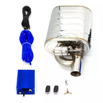 Выхлопной глушитель из нержавеющей стали, комплект с пультом дистанционного управления, контроллер насоса, 2/2,5/2,75/3 дюйма