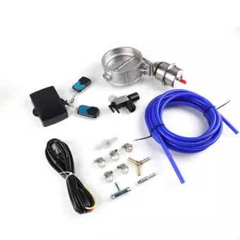 Клапан для вакуумной выхлопной трубы, простой выпускной клапан с дистанционным управлением, 2/2,5/3/3,5 дюйма