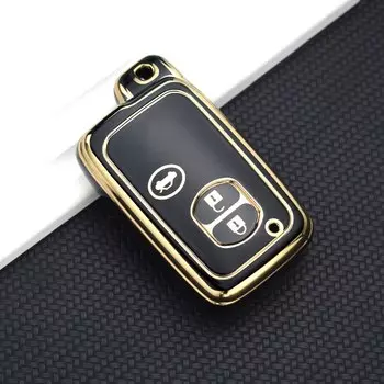 2/3/4 Botton ТПУ автомобильный брелок, оболочка для Toyota Land Cruiser LC200 Prado 150, аксессуары 2009 - 2014