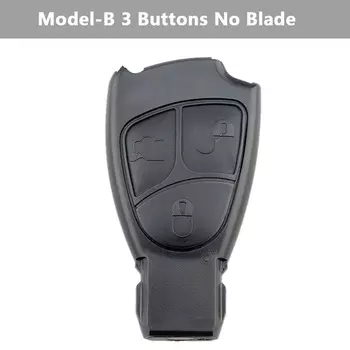 2/3/4 кнопки, умный автомобильный брелок для ключей, чехол для автомобильного ключа, сменный чехол для дистанционного управления, подходит для Mercedes-Benz M B E CL SL, чехол для ключа