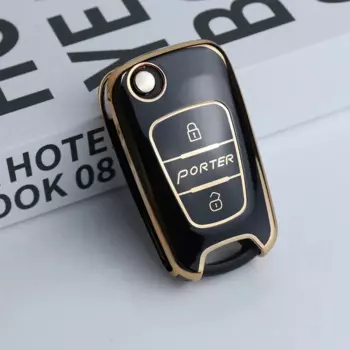 2/3 Bottons ТПУ автомобильный брелок для ключей брелок для Hyundai Porter автомобильные аксессуары раскладной Складной автомобильный брелок для ключей